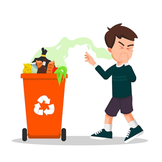 Is the Bad Smell of Garbage Harmful? Effect and Prevention